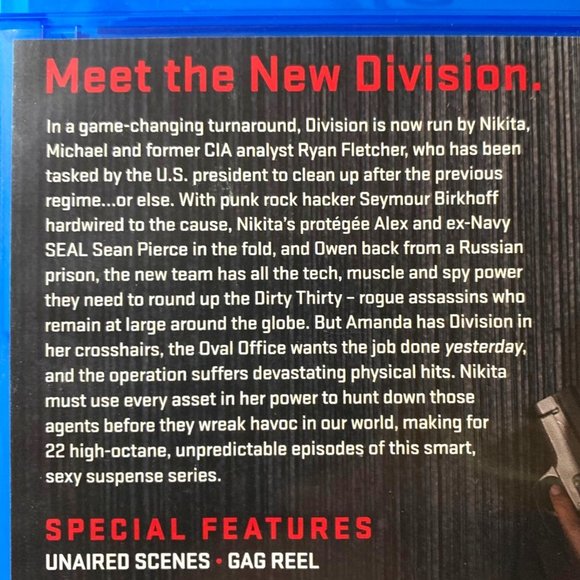 🍁2/$30🍁Nikita: The Complete Third Season (Blu-ray Disc, 4-Disc Set, Canadian) - Picture 4 of 7